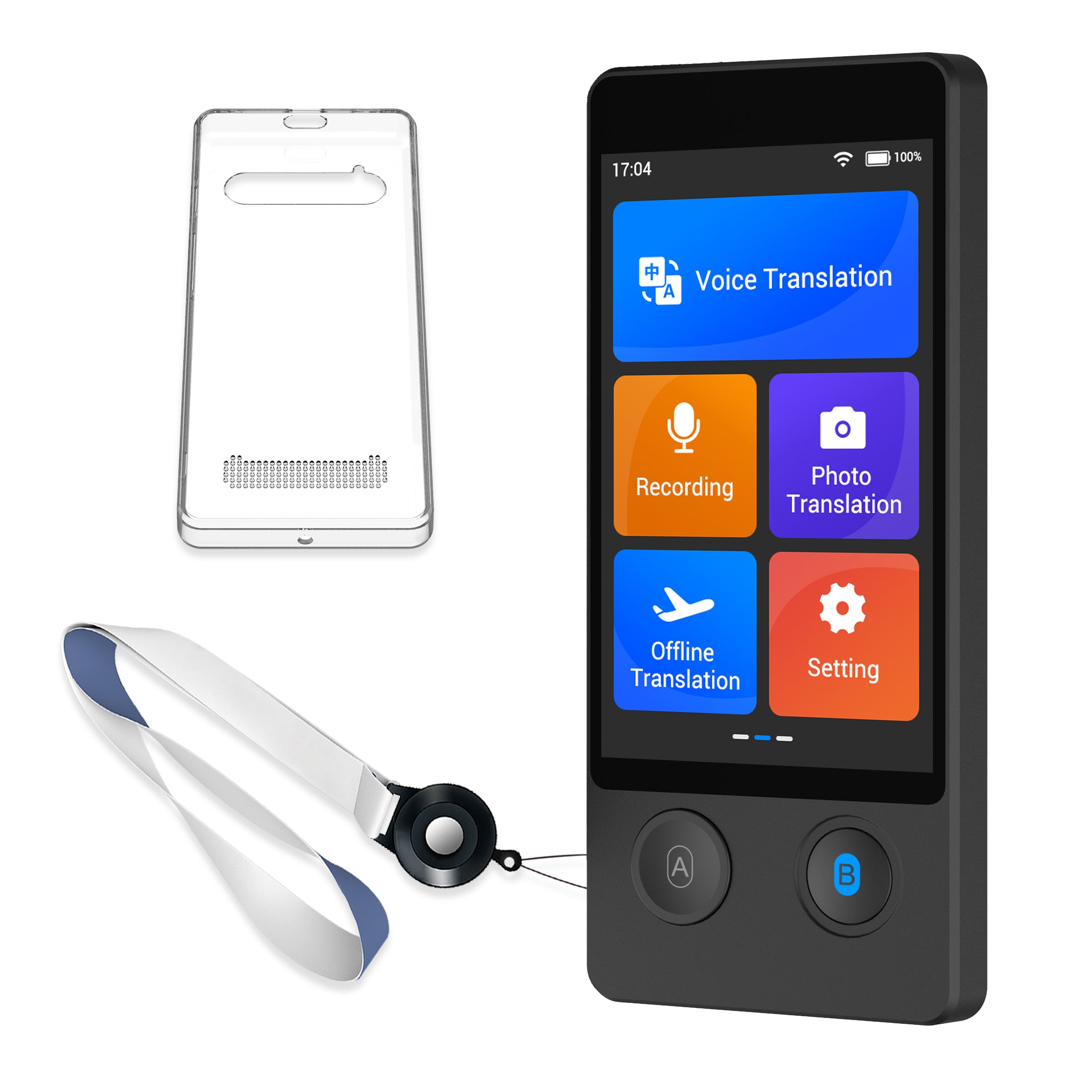 Anfier Translator Device W12S Support 144 Languages and Accents 98