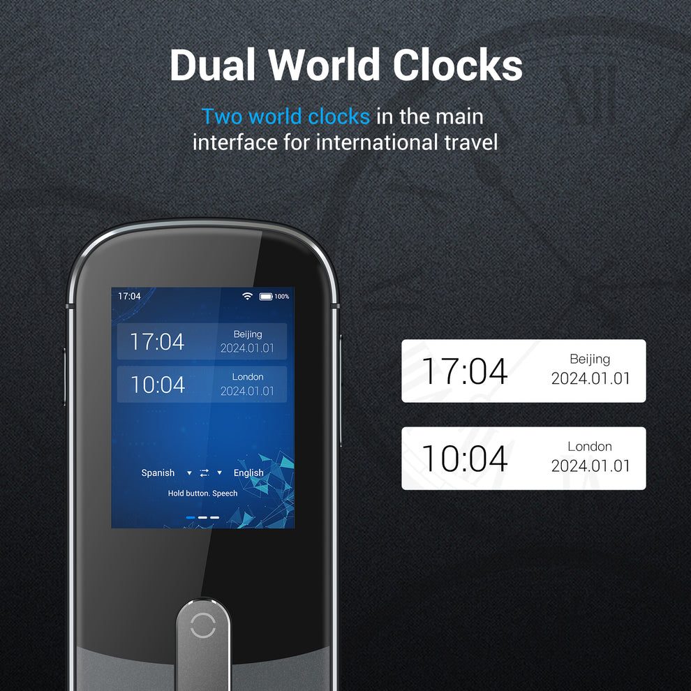 Anfier Offline Language Voice Translator Device W09 PRO for 144 Langua ...
