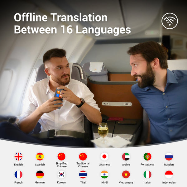 Anfier Offline Language Voice Translator Device W09 PRO for 144 Langua ...